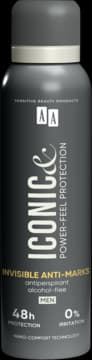 Iconic & Power-Feel Protection Invisible Anti-Marks antyperspirant w sprayu dla mężczyzn, 48h