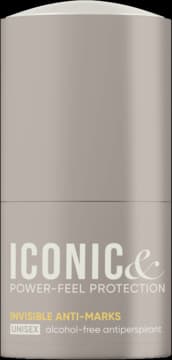 Iconic & Power-Feel Protection Invisible Anti-Marks antyperspirant w kulce, unisex, 48h