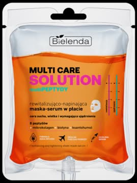 Multi Care Solution maska-serum w płachcie z peptydami, rewitalizująco-napinająca