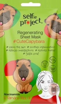 #CuteCapybara maska w płachcie, regenerująca