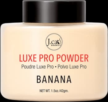 Luxe Pro puder do twarzy, sypki, utrwalający, nr 101 Banana