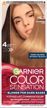 krem koloryzujący do włosów, trwały, nr HL3 Honey Blonde