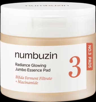 No. 3 Radiance Glowing Jumbo Essence Pad tonizujące płatki do twarzy do rozjaśnienia i nawilżenia