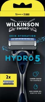 Hydro 5 maszynka do golenia dla mężczyzn, 1 rączka + 2 wkłady, 5 ostrzowa