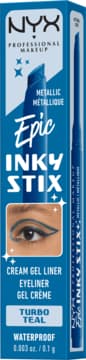 Epic Inky Stix Metallic eyeliner, kremowo-żelowy, wodoodporny, metaliczny, nr 08 Turbo Teal