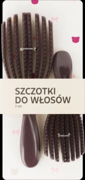 szczotki do włosów, Brązowe