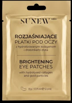 SUNEWMED+ Brightening Collagen Eye Patches kolagenowe płatki pod oczy z hydrolizowaneym kolaganem i drobinkami złota