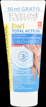 Body Therapy Professional Total Action krem do depilacji ciała i bikini, multifunkcyjny, 8w1