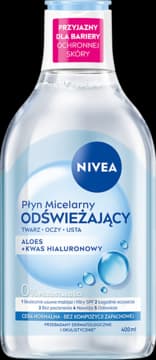 płyn micelarny, odświeżający, do cery normalnej i mieszanej