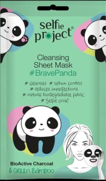 #BravePanda maska w płachcie, oczyszczająca