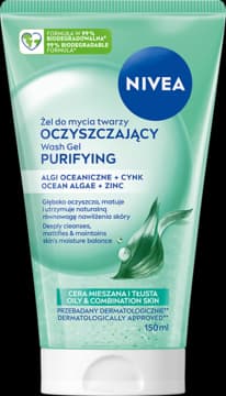 żel do mycia twarzy, oczyszczający, cera mieszana i tłusta, Algi Oceaniczne
