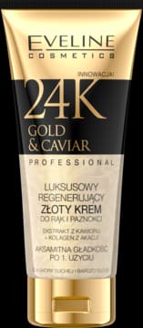Professional Gold & Caviar krem do rąk i paznokci, luksusowy, regenerujący, dla skóry suchej i bardzo suchej