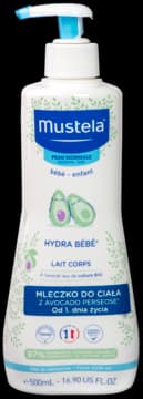 Hydra Bebe mleczka do ciała z Awokado, od 1. dnia życia