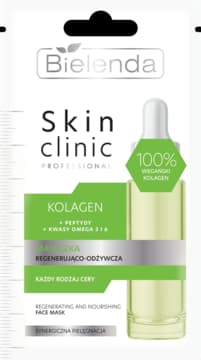 Skin Clinic Professional Kolagen maseczka do twarzy, regenerująco-odżywcza