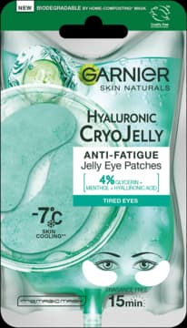 Skin Naturals Hyaluronic płatki pod oczy z efektem chłodzenia, nawilżające