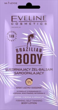 Brazilian Body żel-balsam do ciała, samoopalający, ujędrniający, saszetka