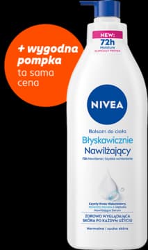 balsam do ciała, błyskawicznie nawilżający, 72h