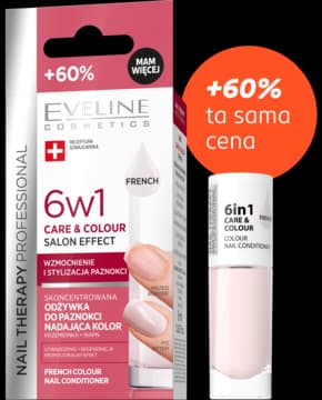 Nail Therapy Professional 6w1 Care & Colour odżywka do paznokci, 6w1, nadająca kolor, French