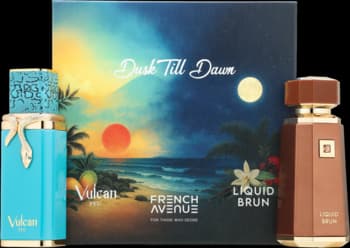 Dusk Till Dawn zestaw zapachowy, unisex, Vulcan Feu ekstrakt perfum + Liquid Brun ekstrakt perfum