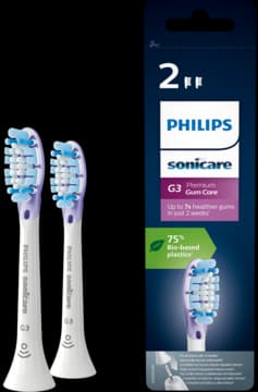 Sonicare G3 Premium Gum Care końcówki wymienne do szczoteczki do zębów, sonicznej, Białe, H/17