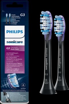 Sonicare G3 Premium Gum Care końcówki wymienne do szczoteczki do zębów, sonicznej, Czarne, H/33