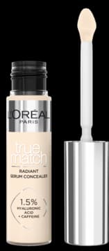 True Match Radiant Serum korektor pod oczy z kwasem hialuronowym i kofeiną, nr 1N