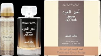 Ameer al Oudh zestaw unisex, woda perfumowana + dezodorant perfumowany
