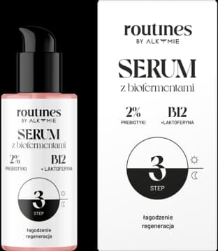 serum do twarzy z biofermentami, łagodzenie, regeneracja