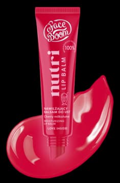 Nutri balsam do ust, nawilżający, Cherry Milkshake