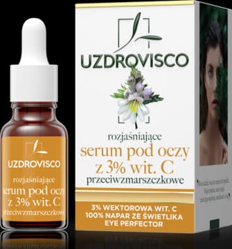 Świetlik serum pod oczy z 3% Witaminą C, rozjaśniające, przeciwzmarszczkowe
