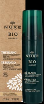 Bio Organic krem do twarzy, koloryzujący, multi-perfekcjonujący, Biała Herbata, Jasny odcień skóry
