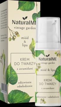 Vintage Garden krem do twarzy z Ceramidami, odżywienie i odmłodzenie, Miód i Lipa