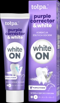 Purple Corrector & White pasta do zębów, wybielająca