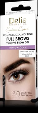 Eyebrow Expert żel zagęszczający brwi z dodatkiem mikrowłókien, nr 3.0 Ciemny Brąz