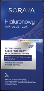 Hialuronowy Mikrozastrzyk krem pod oczy, progresywny, przeciwzmarszczkowy