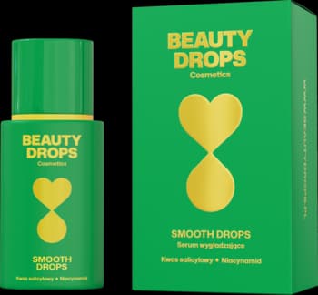 Smooth Drops serum do twarzy z kwasem salicylowym i niacynamidem, wygładzające