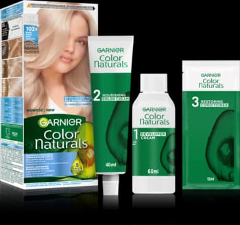 krem do włosów, trwała, superrozjaśniająca koloryzacja, 102+ Mroźny Srebrny Blond