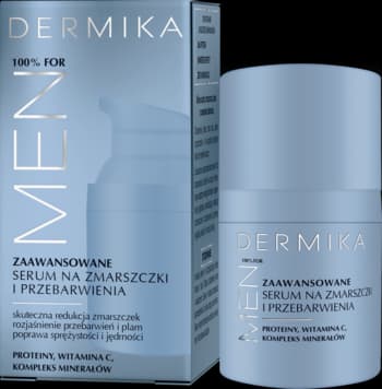 100% for Men serum do twarzy, na zmarszczki i przebarwienia