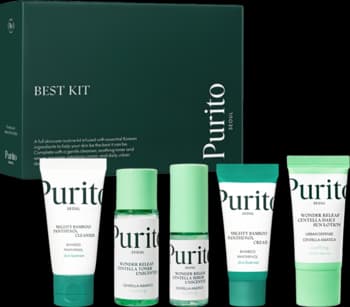 Best Kit zestaw kosmetyków do twarzy żel do mycia twarzy + toner do twarzy + serum do twarzy + krem do twarzy + krem przeciwsłoneczny