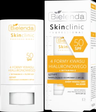 Skin Clinic Professional sztyft do twarzy, nawilżająco-ochronny, SPF 50