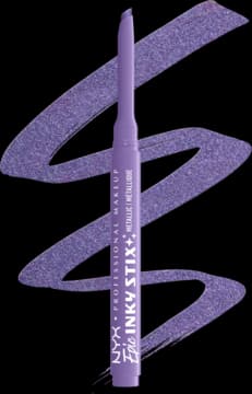 Epic Inky Stix Metallic eyeliner, kremowo-żelowy, wodoodporny, metaliczny, nr 10 Violet Volt