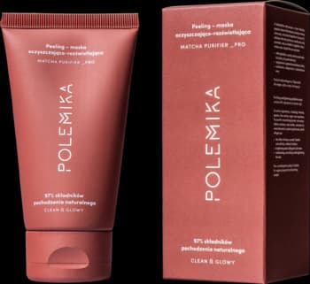 Matcha Purifier _Pro peeling-maska do twarzy, oczyszczająco-rozświetlająca