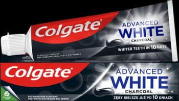 Advanced White Charcoal pasta do zębów wzbogacona o aktywny węgiel, wybielająca