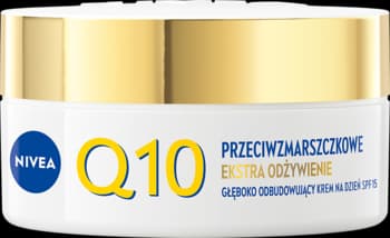 Q10 Ekstra Odżywienie krem do twarzy, przeciwzmarszczkowy, odbudowujący, SPF 15, na dzień