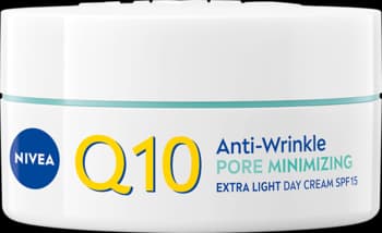 Q10 Anti-Wrinkle krem do twarzy, przeciwzmarszczkowy, ekstra lekki, na dzień, SPF 15