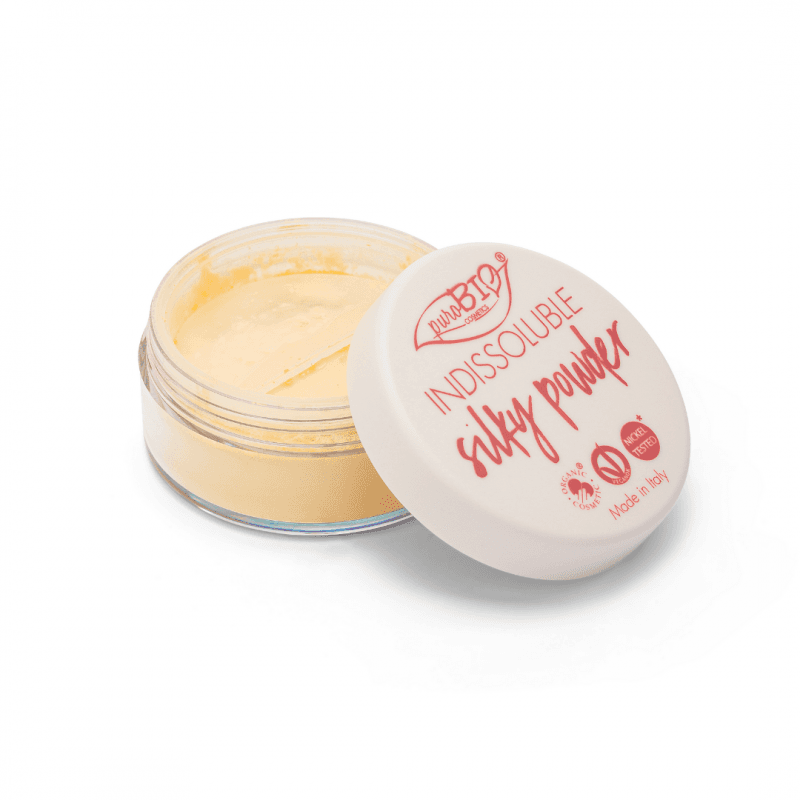 Puder Sypki puroBIO Silky 03 – matowe wykończenie, utrwala makijaż, bez talku