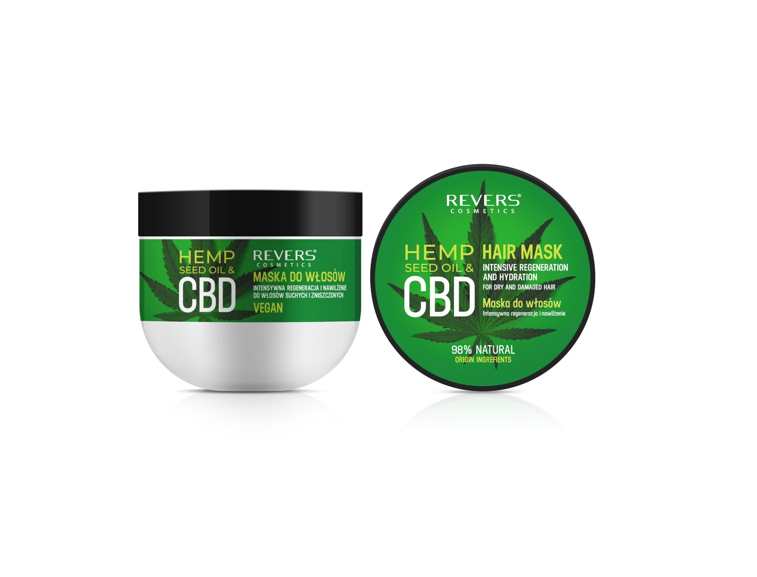 Hemp Seed Oil & CBD — maska do włosów suchych i zniszczonych