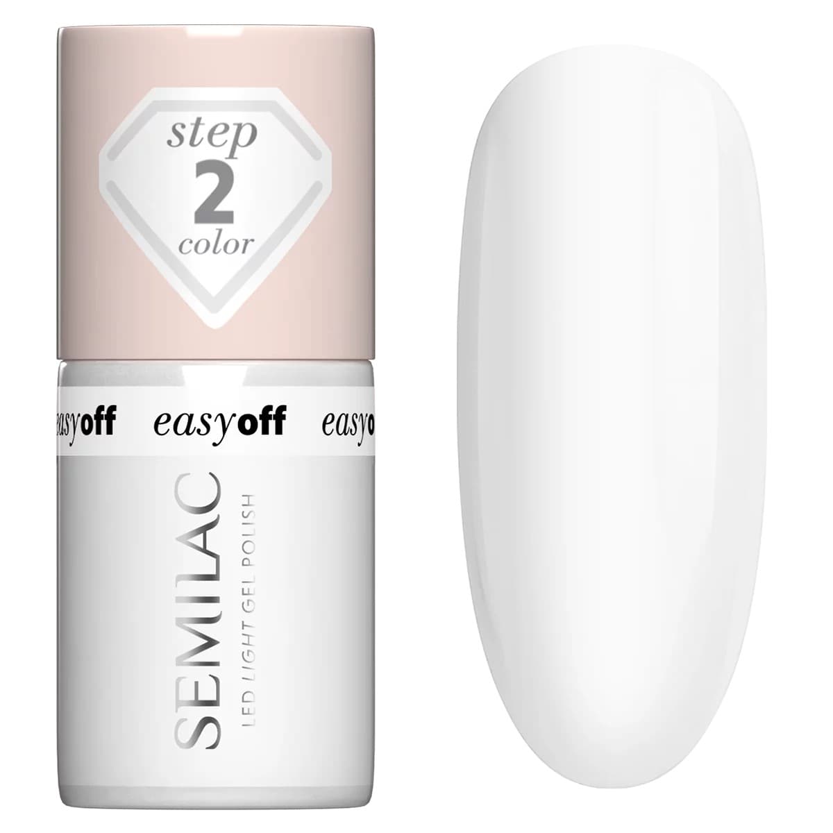 Easy Off Led Light, utwardzany lakier do paznokci do usunięcia zmywaczem, L01 Coconut Milk