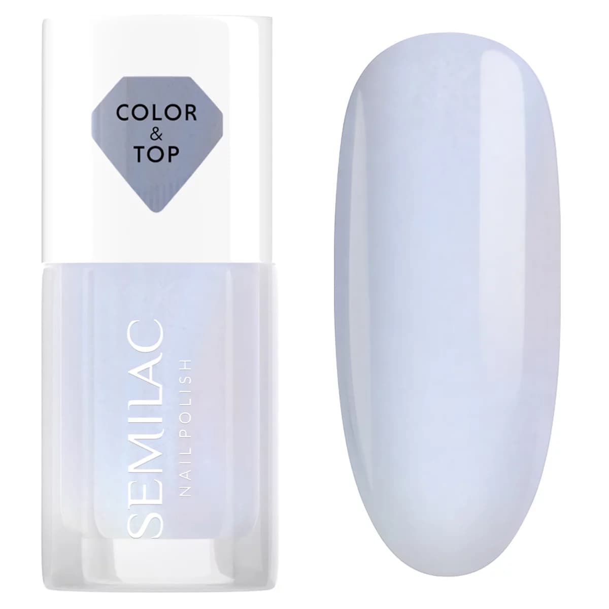 Color & Top top coat do lakierów klasycznych, Blue Holo Glazed