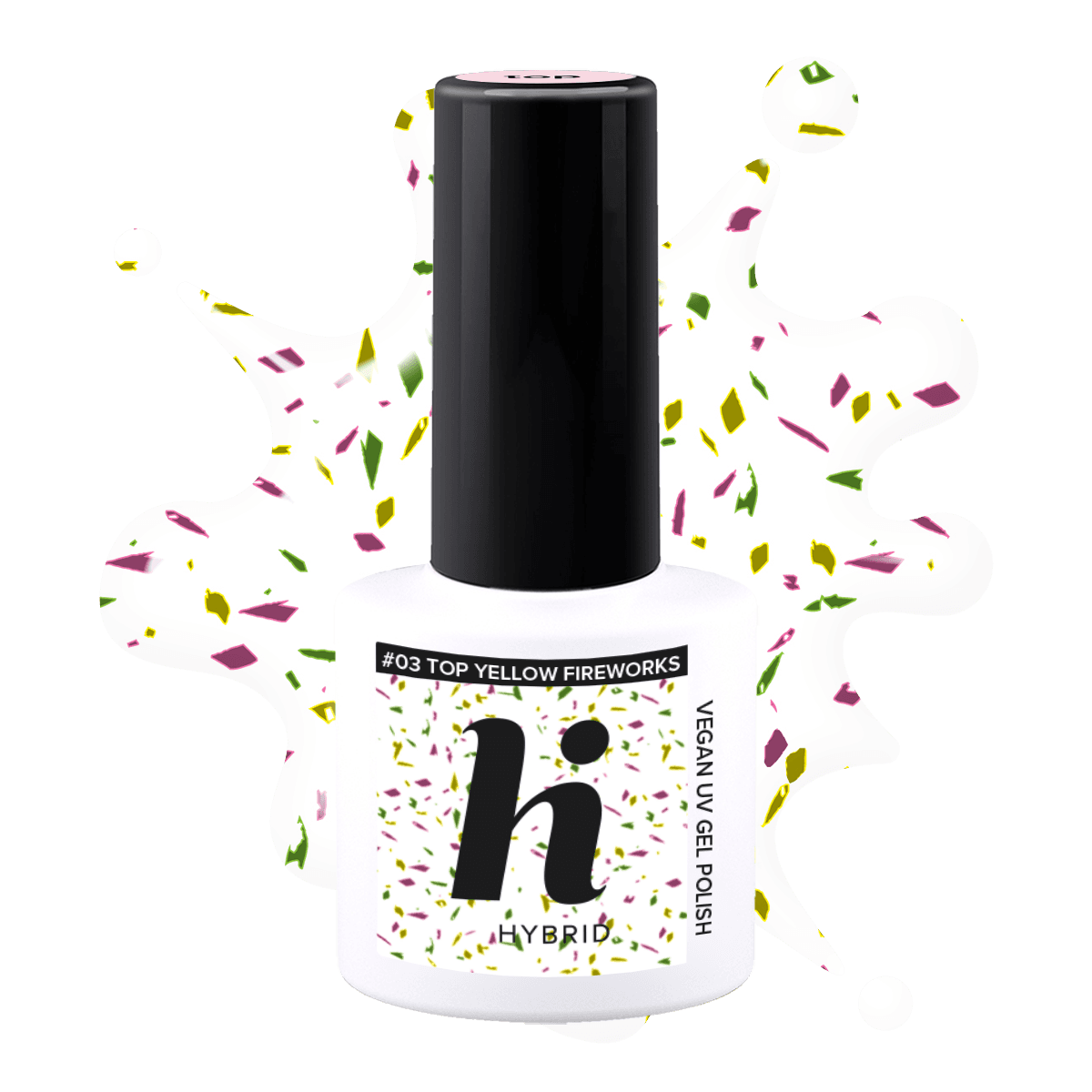 #03 hi hybrid Top No Wipe Yellow Fireworks